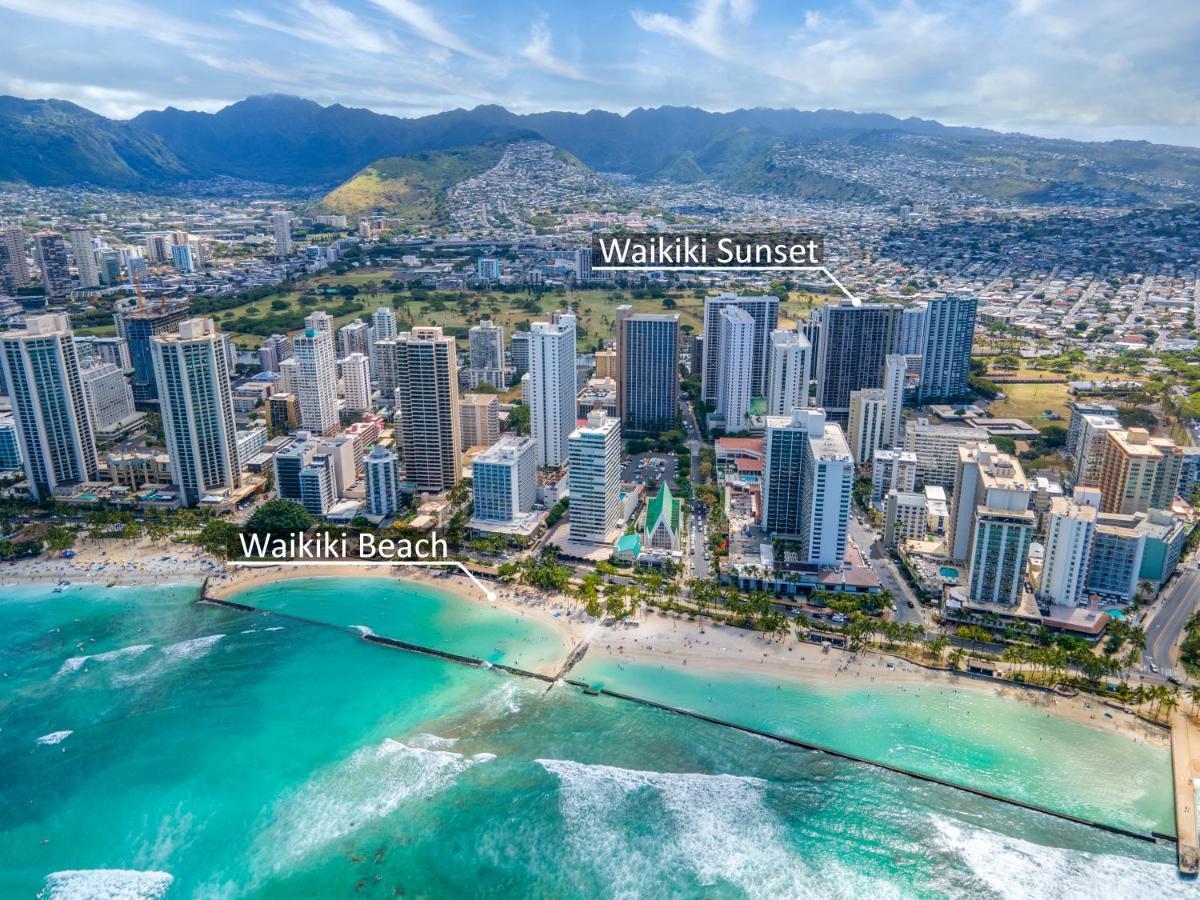 Beautiful Mountain View In Waikiki Sunset With Parking Daire Honolulu Dış mekan fotoğraf